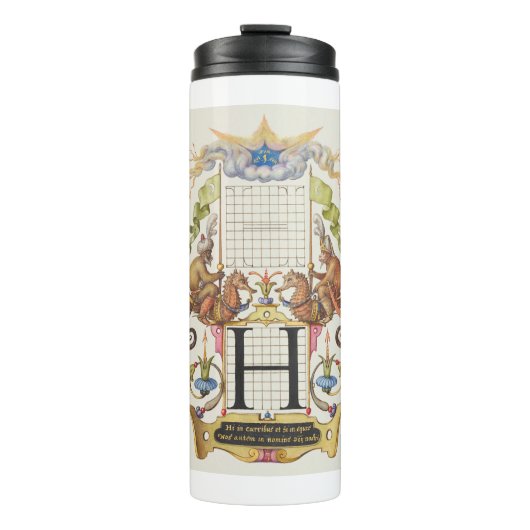 Brief H van Mira Calligraphiae Monumenta Thermosbeker (Voorkant)