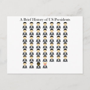 Brief History of US Presidents Briefkaart