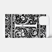 Brief I Middeleeuws Monogram Art Nouveau Case-Mate iPhone Case (Achterkant (horizontaal))