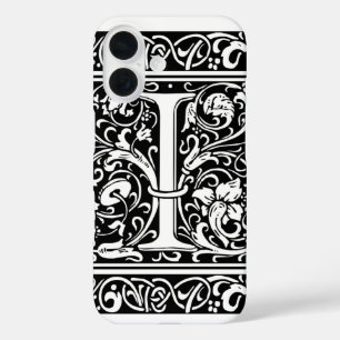 Brief I Middeleeuws Monogram Art Nouveau iPhone 16 Hoesje