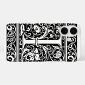 Brief I Middeleeuws Monogram Art Nouveau Case-Mate iPhone Case (Achterkant (horizontaal))