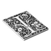 Brief I Middeleeuws Monogram Art Nouveau Notitieblok (Schuin)