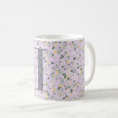 Brief Ik licht paarse vrijheid Koffiemok (Voorkant rechts)