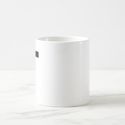 Brief initiaal | Blauwgroen monogram Modern Stijlv Koffiemok (Center)