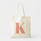 Brief initiaal | Monogram Modern Stijlvolle Perk Tote Bag (Voorkant)