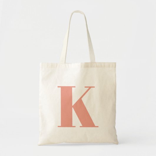 Brief initiaal | Monogram Modern Stijlvolle Perk Tote Bag (Voorkant)