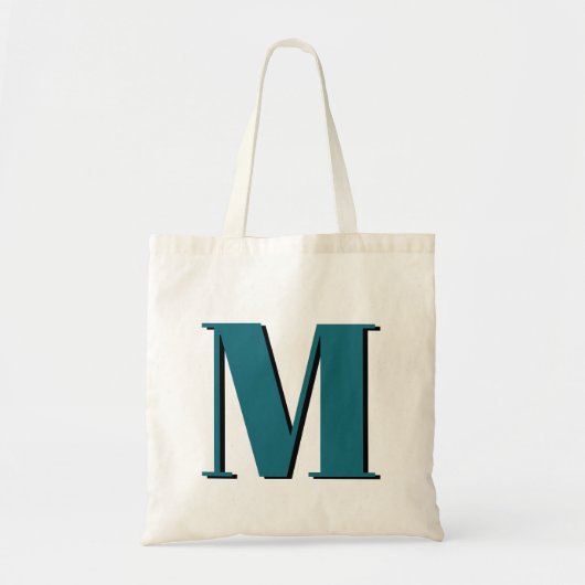 Brief initiaal | Monogram Modern Stylish Cool Tote Bag (Voorkant)