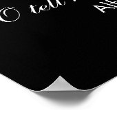 Brief is leven maar liefde is lang (Tennyson quote Poster (Hoek)