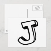 Brief J Briefkaart (Voorkant / Achterkant)