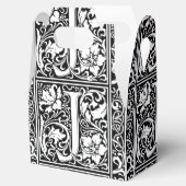 Brief J Middeleeuws Monogram Art Nouveau Bedankdoosjes (Geopend)