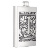 Brief J Middeleeuws Monogram Art Nouveau Flacon (Rechts)