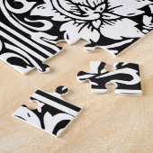 Brief J Middeleeuws Monogram Art Nouveau Legpuzzel (Zijkant)