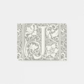Brief J Middeleeuws Monogram Art Nouveau Post-it® Notes (Voorkant)