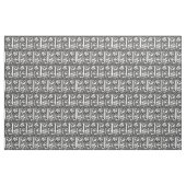 Brief J Middeleeuws Monogram Art Nouveau Stof (Yard (91,4 cm))
