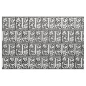 Brief J Middeleeuws Monogram Art Nouveau Stof (Fat Quarter)