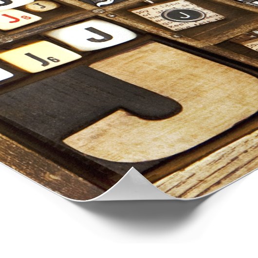 Brief J Poster (Hoek)