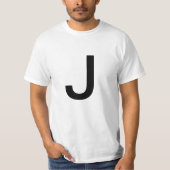 Brief J T-shirt (Voorkant)
