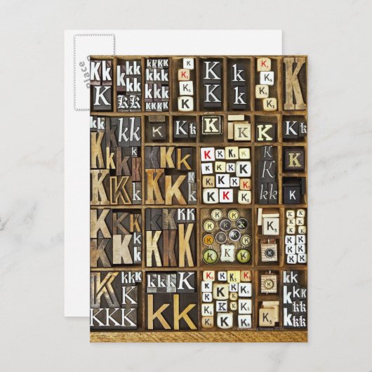 Brief K Briefkaart (Voorkant / Achterkant)