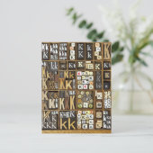 Brief K Briefkaart (Staand voorkant)