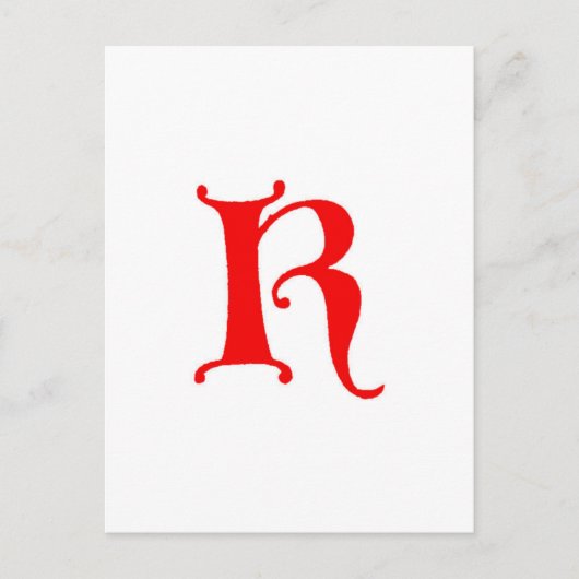Brief K Briefkaart (Voorkant)
