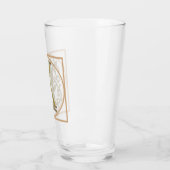 BRIEF K MONOGRAM Beauful Wedding New Home Gift Glas (Links)