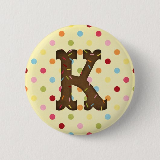 Brief K Ronde Button 5,7 Cm (Voorkant)