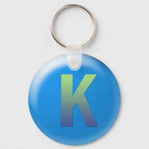 Brief K Sleutelhanger