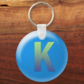 Brief K Sleutelhanger (Voorkant)