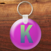 Brief K Sleutelhanger (Voorkant)