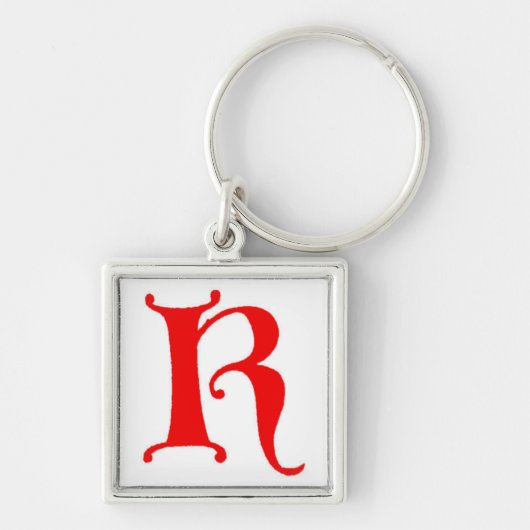 Brief K Sleutelhanger (Voorkant)