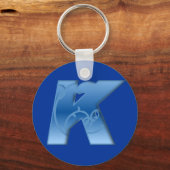 Brief K Sleutelhanger (Voorkant)