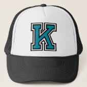 Brief "K" Trucker Hat Trucker Pet (Voorkant)