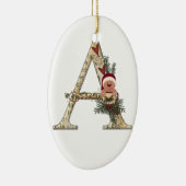 Brief - kerstversiering keramisch ornament (Rechts)