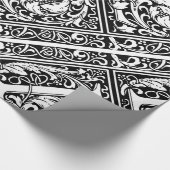 Brief L Middeleeuws Monogram Art Nouveau Cadeaupapier (Hoek)