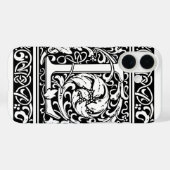 Brief L Middeleeuws Monogram Art Nouveau Case-Mate iPhone Case (Achterkant (horizontaal))