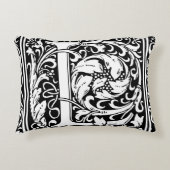 Brief L Middeleeuws Monogram Art Nouveau Decoratief Kussen (Voorkant)