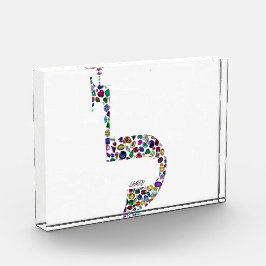 Brief "LAMED" Fotoblokken