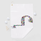 Brief "LAMED" Golfhanddoek (Insitu)