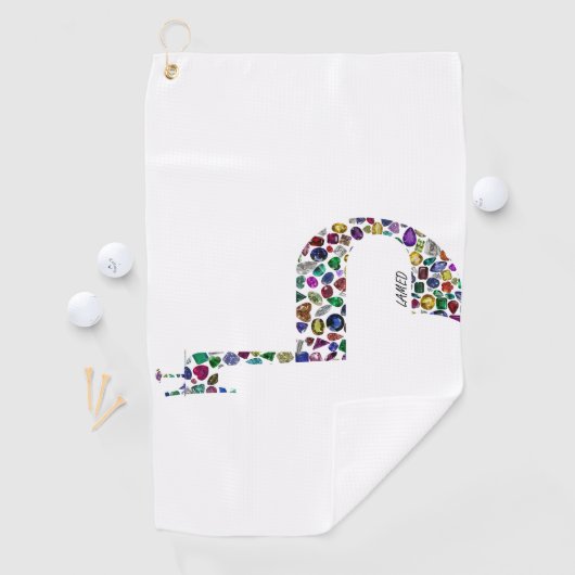 Brief "LAMED" Golfhanddoek (Insitu)