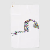 Brief "LAMED" Golfhanddoek (Voorkant)