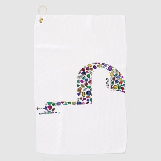 Brief "LAMED" Golfhanddoek (Voorkant)