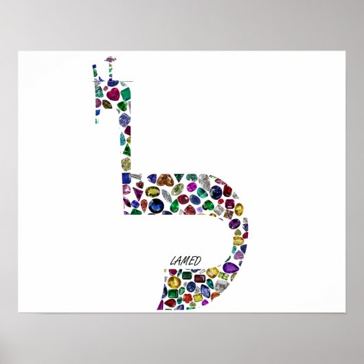 Brief "LAMED" Poster (Voorkant)