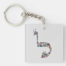 Brief "LAMED" Sleutelhanger