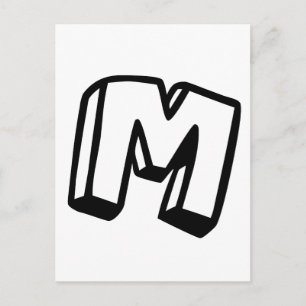 Brief M Briefkaart