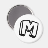 Brief M Magneet (Voorkant / Achterkant)