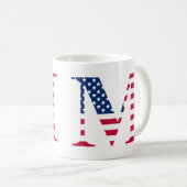 Brief M Patriottische Mok (Voorkant rechts)