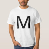 Brief M T-shirt (Voorkant)