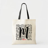 Brief M Tote Bag (Voorkant)