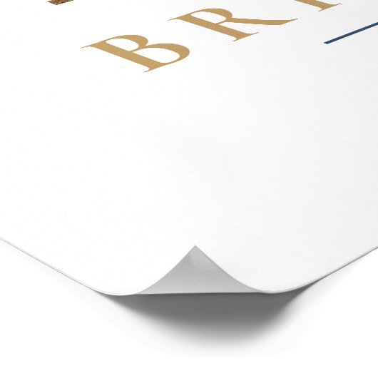 Brief Monogram Naam Marsala Bloemenkwekerij Poster (Hoek)