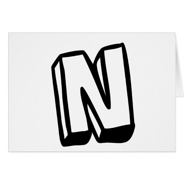 Brief N (Voorkant Horizontaal)